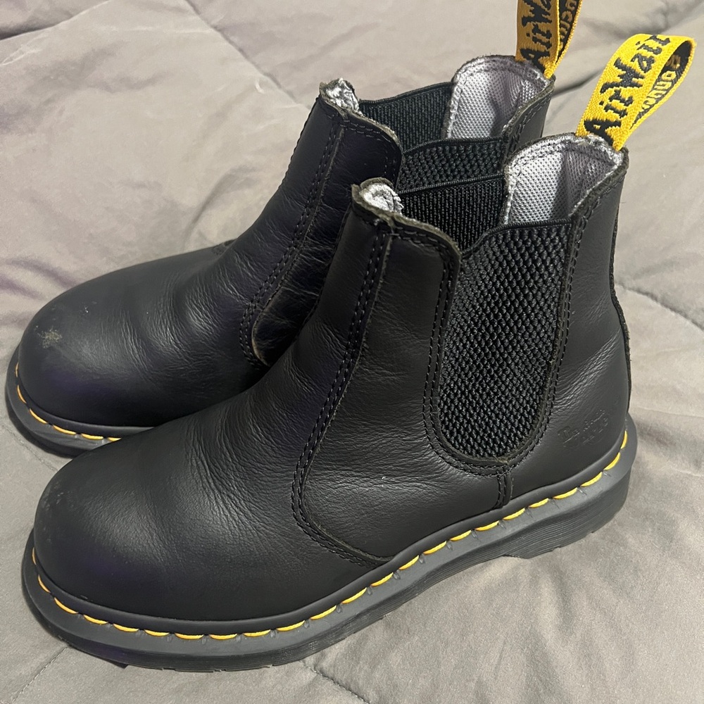 Dr. Martens Black Leather Boots